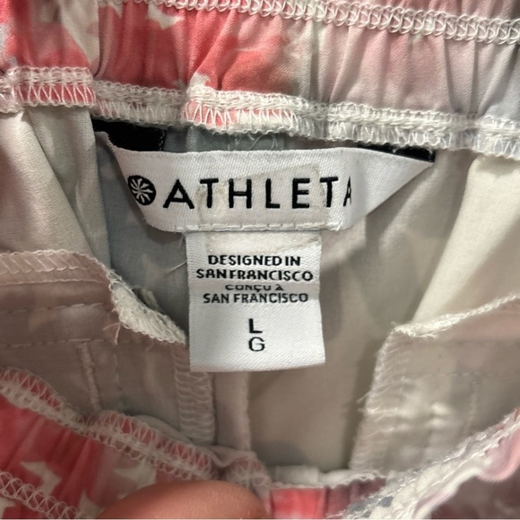 Athleta Jupe Savannah Floral Midi Skirt Size Large Watercolor Athletic Summer - Picture 3 of 10